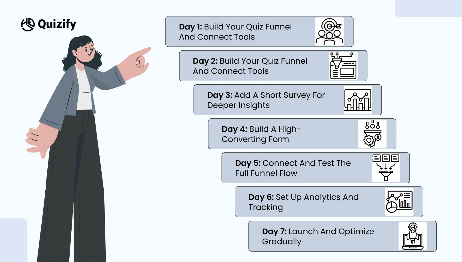   Launch in one week without chaos  - Quizify 