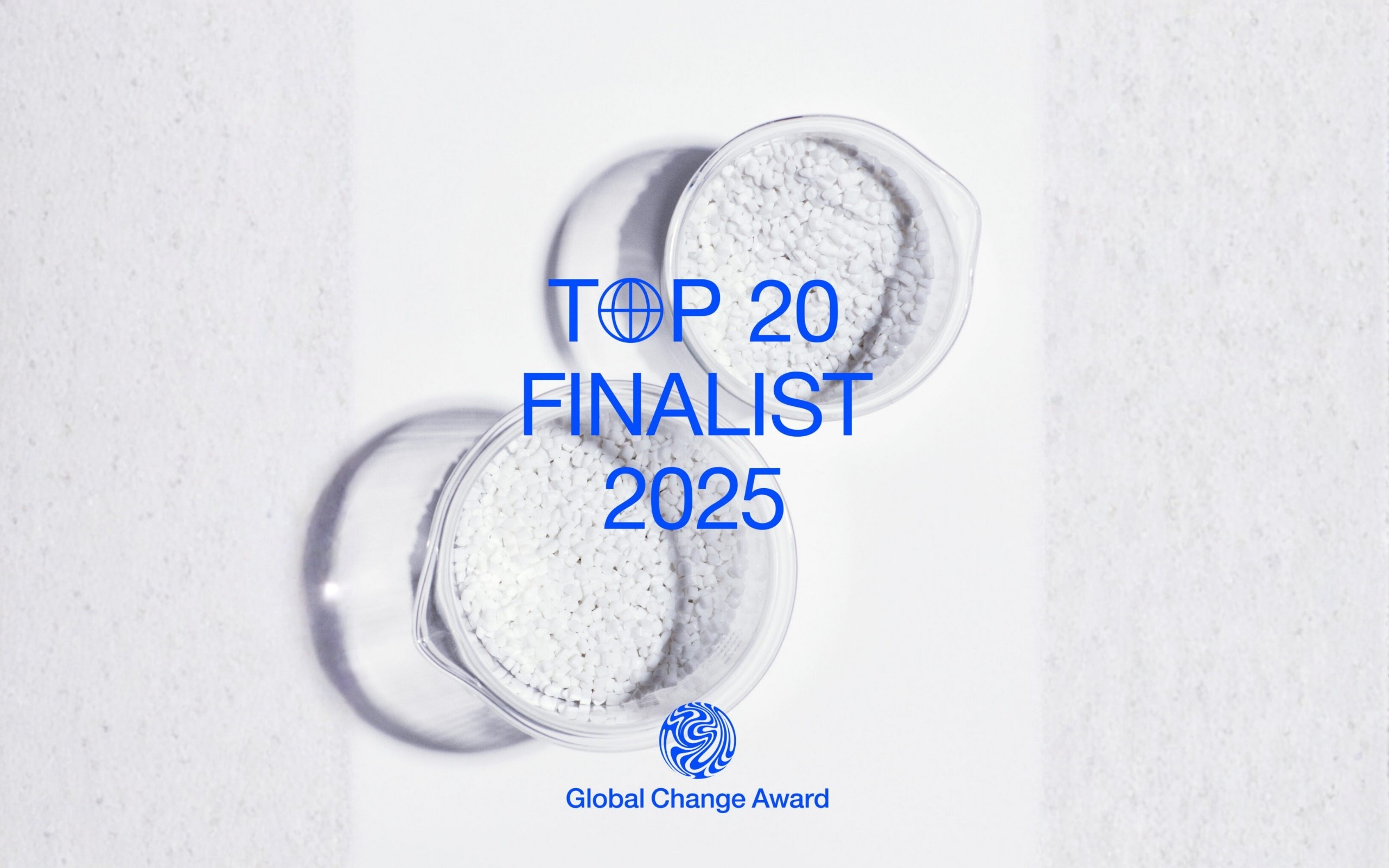Announcement banner of the Global Change Award Finalists 2025