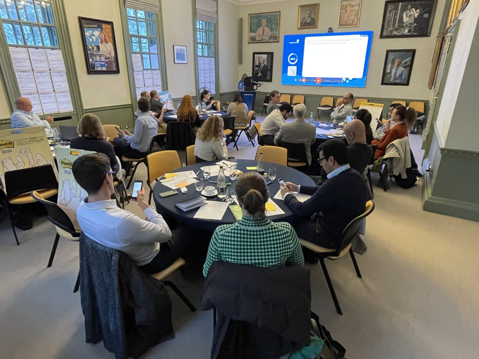 Participants at a UK energy workshop.