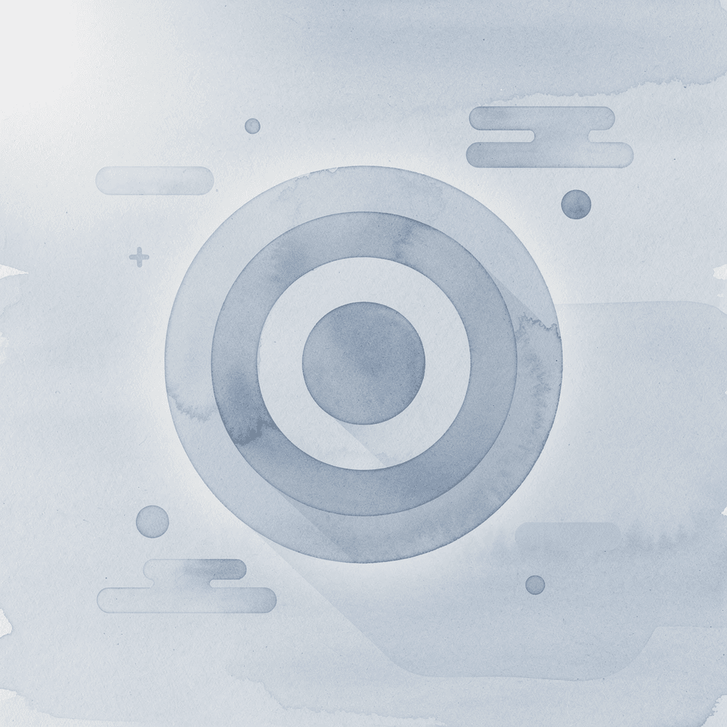 Target icon representing individualized attention - Pre K Homeschool Curriculum