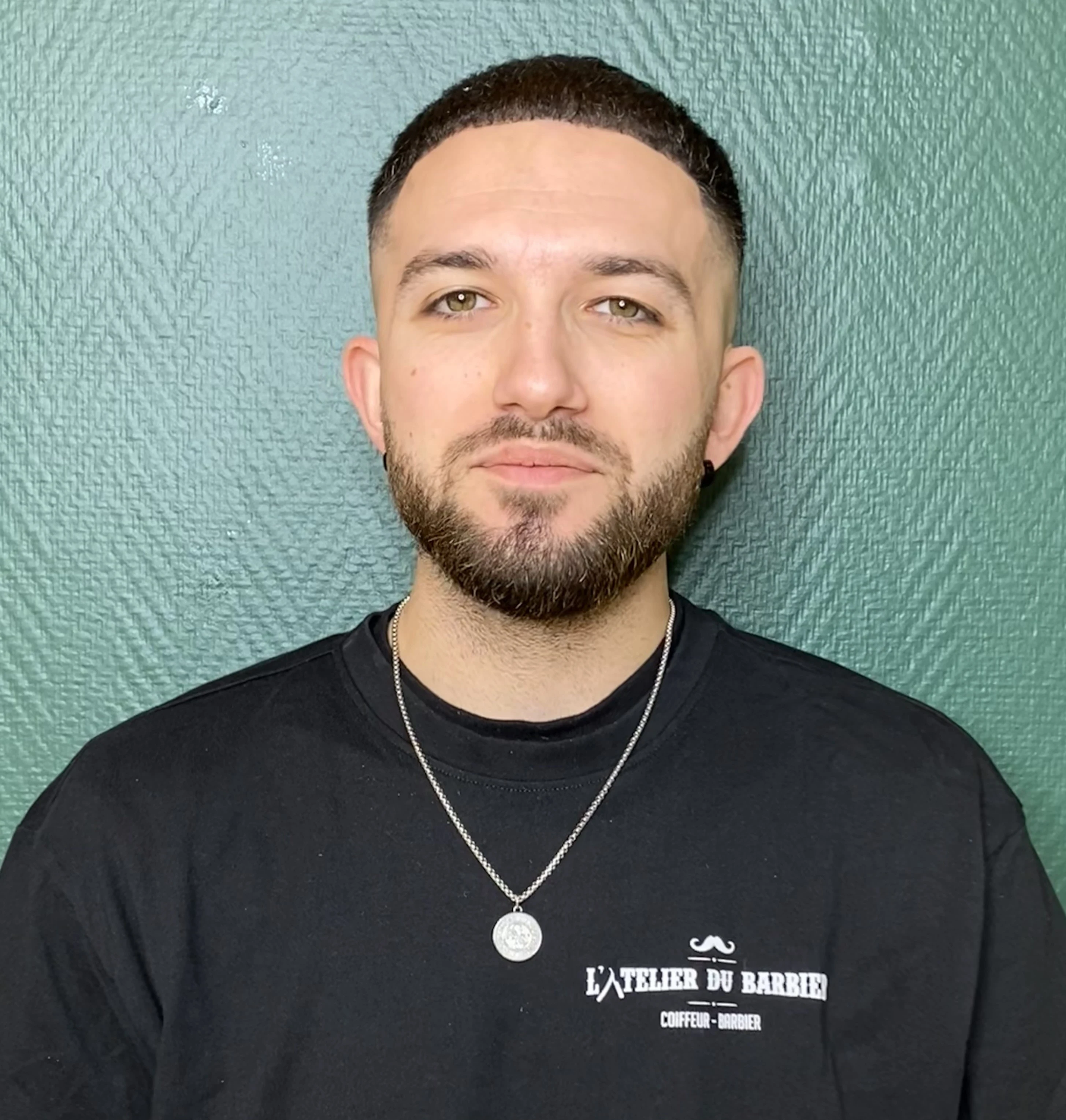 man in gray button up shirt