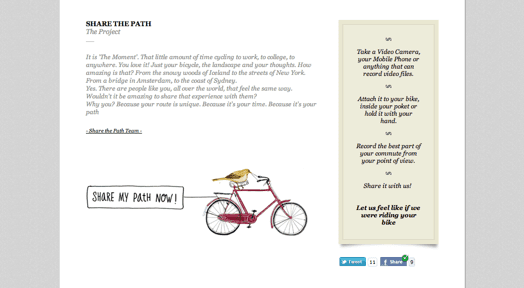share the path web discription