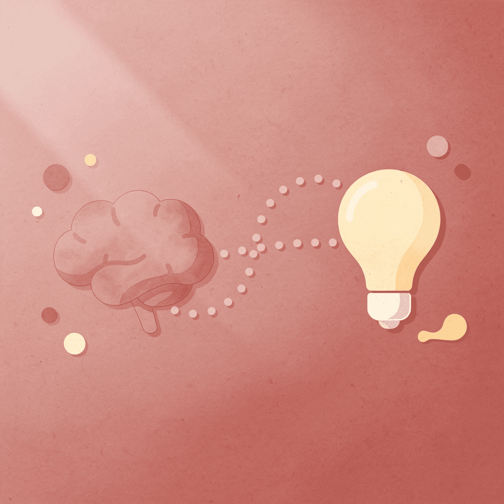  Brain and muscle icons showing disconnected communication
