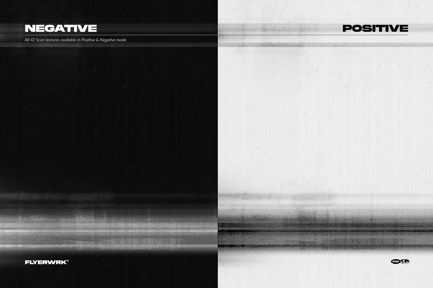 Photocopy scan textures showing positive and negative scan effect variations