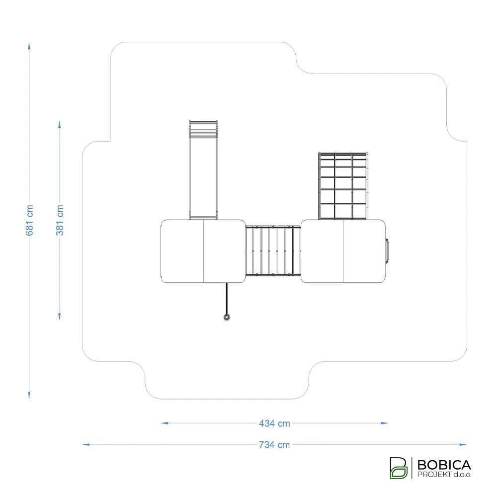Kombinirano igralo s dva tornja "TwinTower"