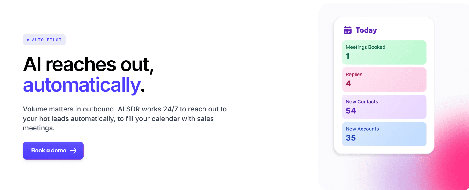 Coldreach autopilot feature