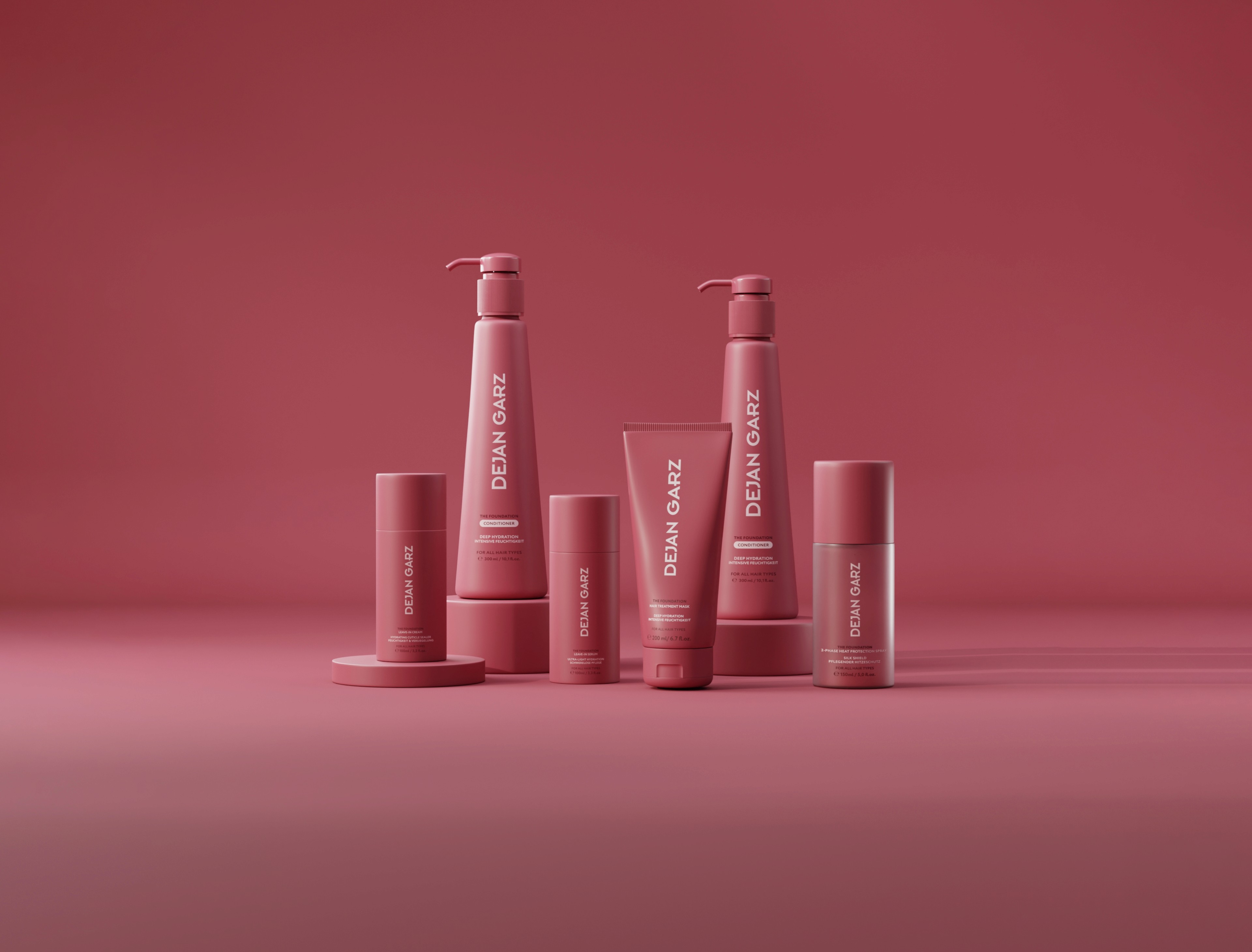 Dejan Garz Hair Care Packaging Design von Haus Pathos, Berliner Kreativagentur für Beauty Brands