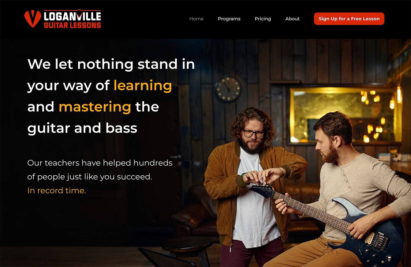 Loganville Guitar Lessons Home Page