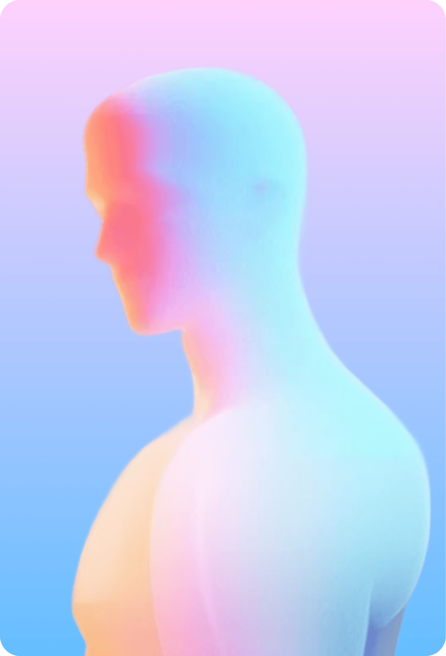 a human