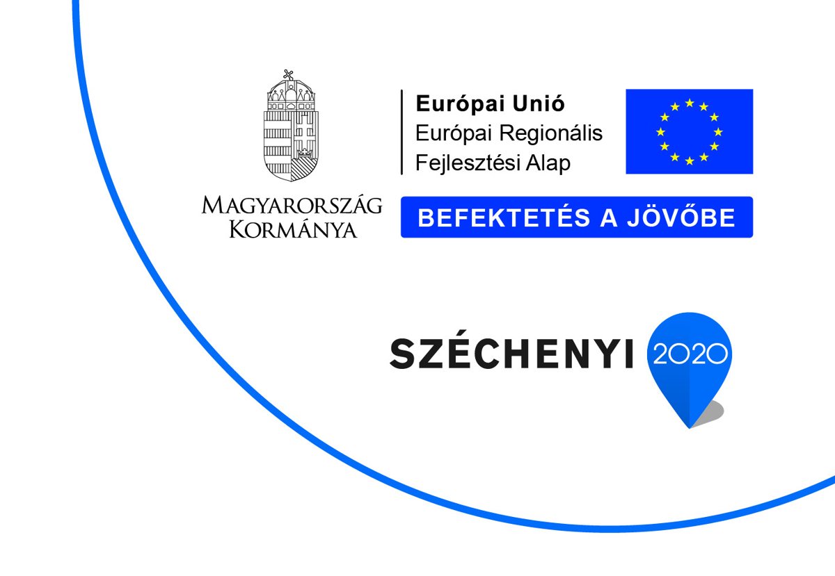 EU funding badge: Government of Hungary, European Regional Development Fund, Széchenyi 2020