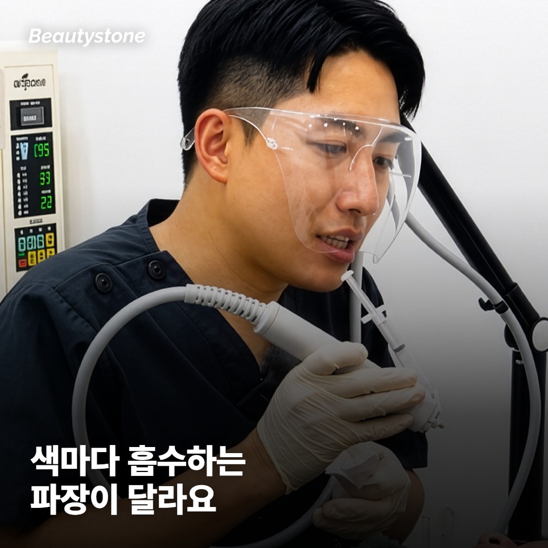 색은 저마다 다른 파장의 빛을 흡수해요