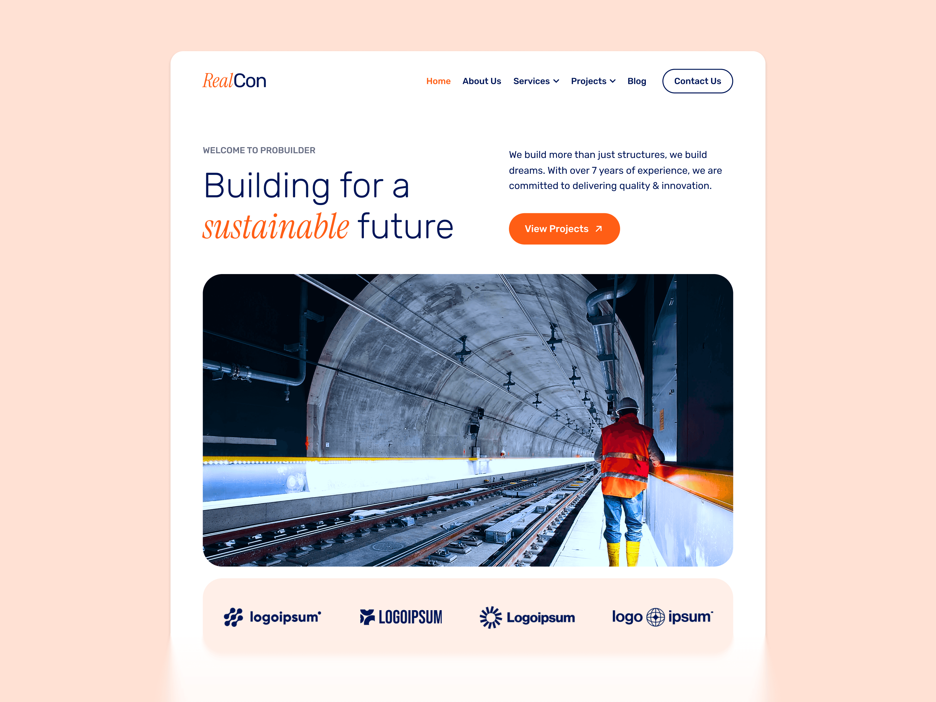 framer construction template