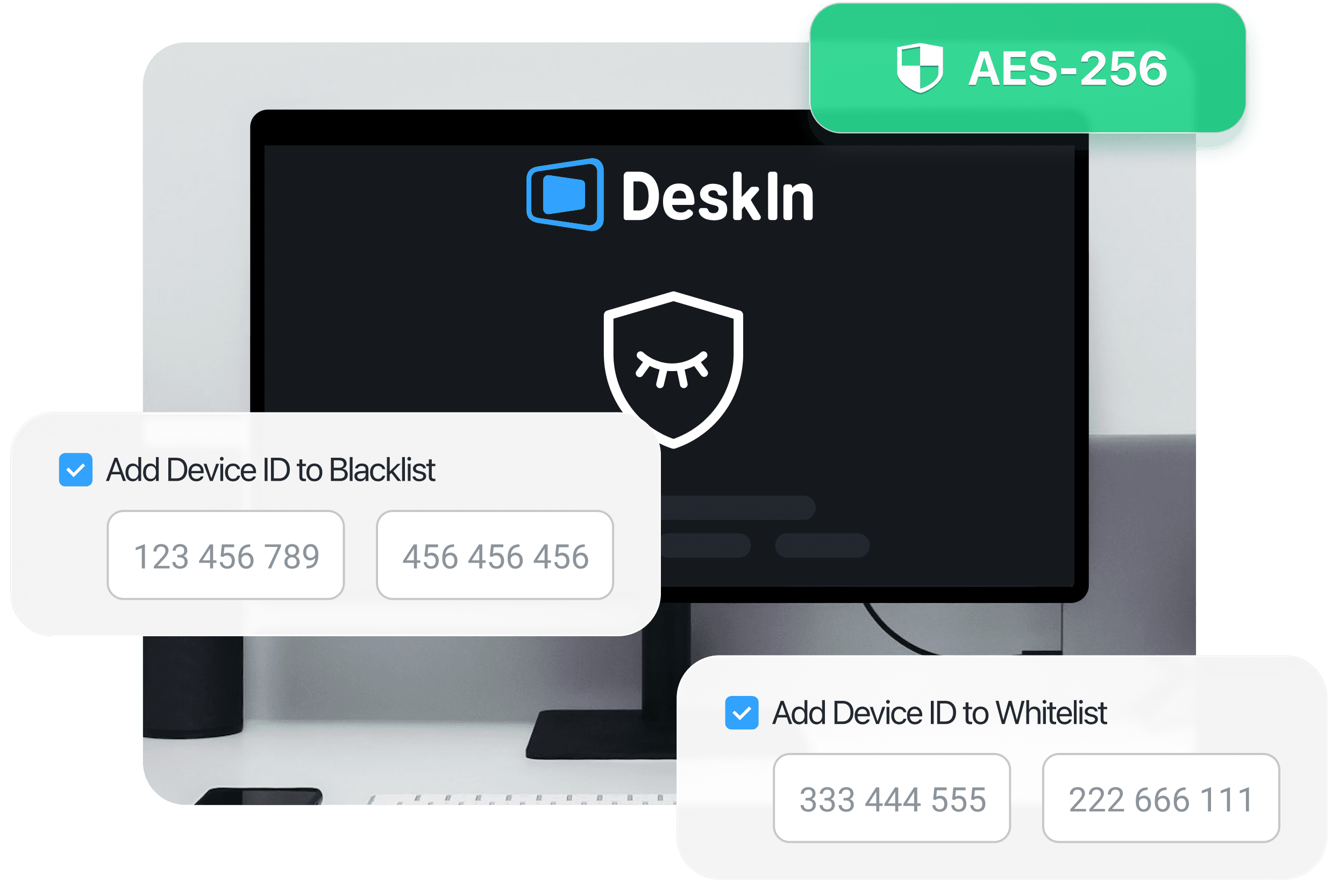 DeskIn Military-grade Encryption Security