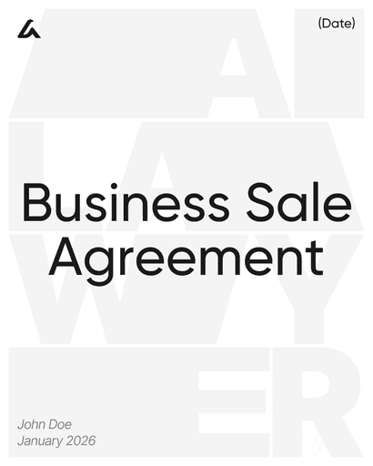 Business Sale Agreement