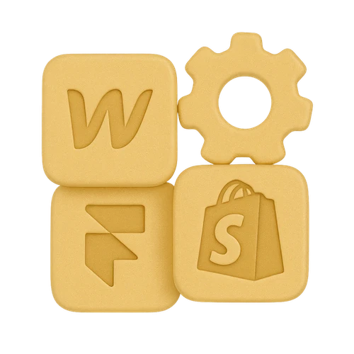 illustration d'un ensemble d'outil pour créer des sites web