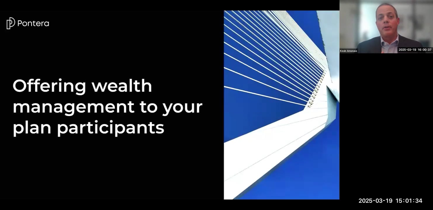 Webinar cover image: Offering wealth management to your plan participants