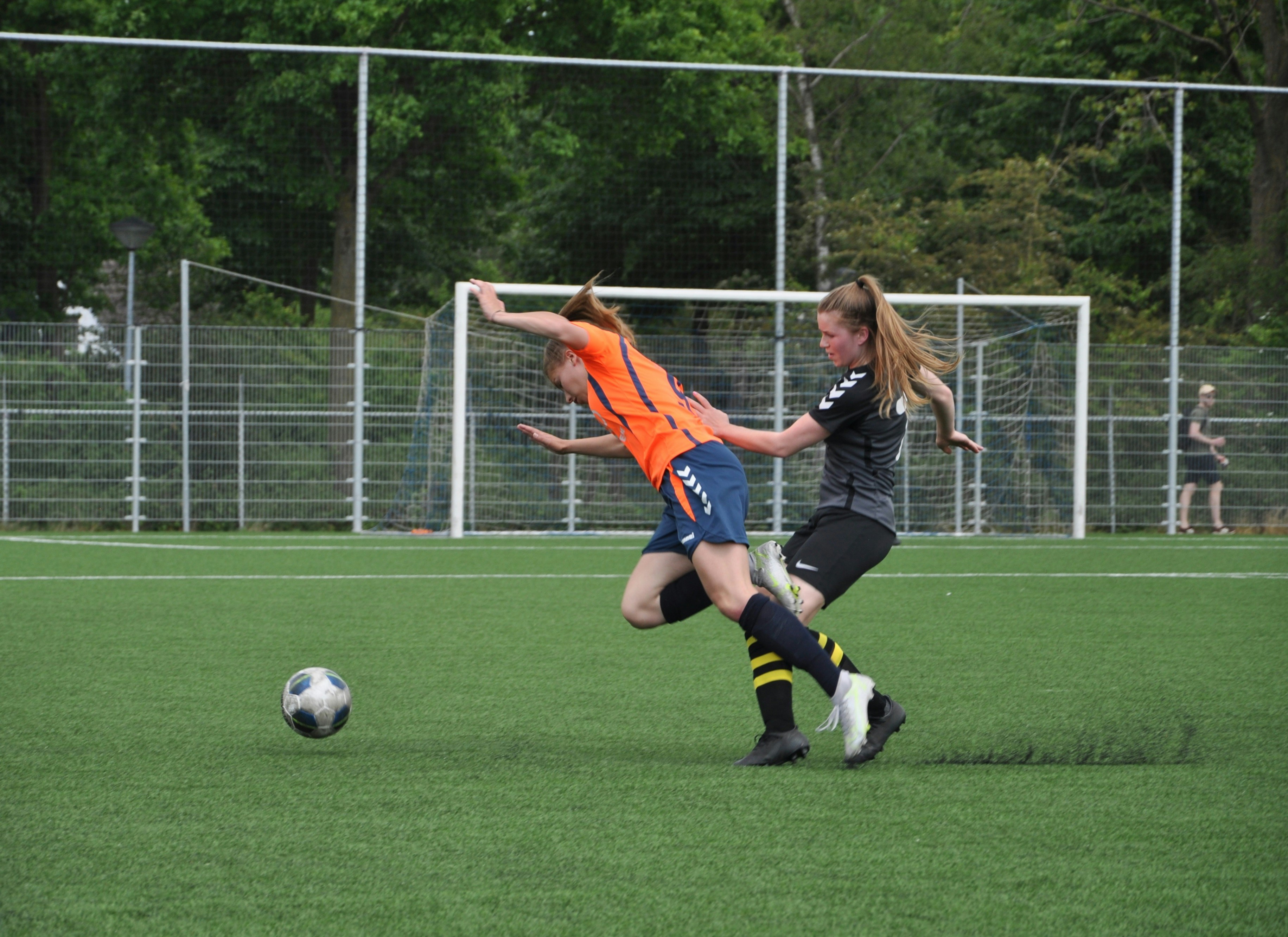 People playing soccer