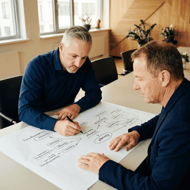 Hannes Weindorf entwickelt ein maßgeschneidertes Benefit-Konzept gemeinsam mit einem Geschäftsführer