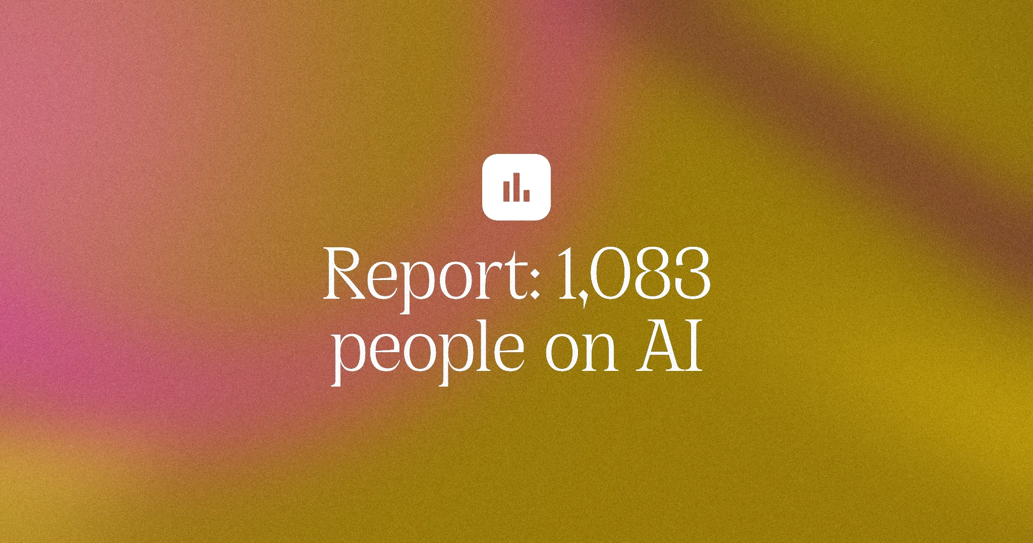 Report: 1,083 people on AI