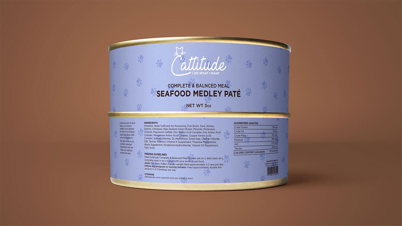 Seafood Medley Canned Cat Food