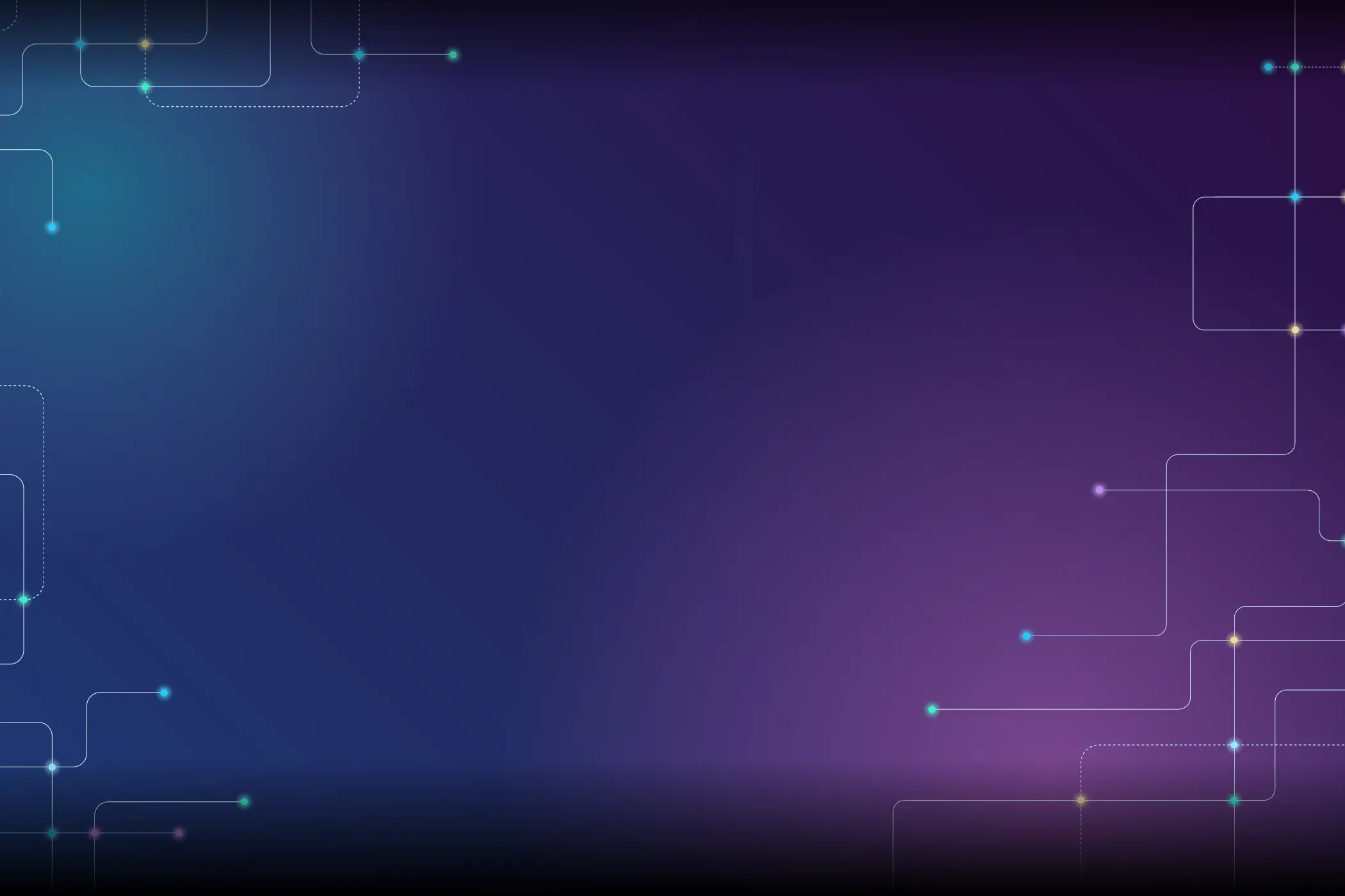Tech Dark Background With Blue and Purple Accents