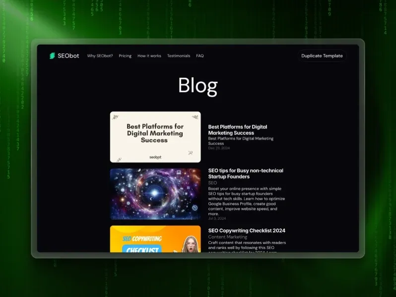 SEObot framer plugins