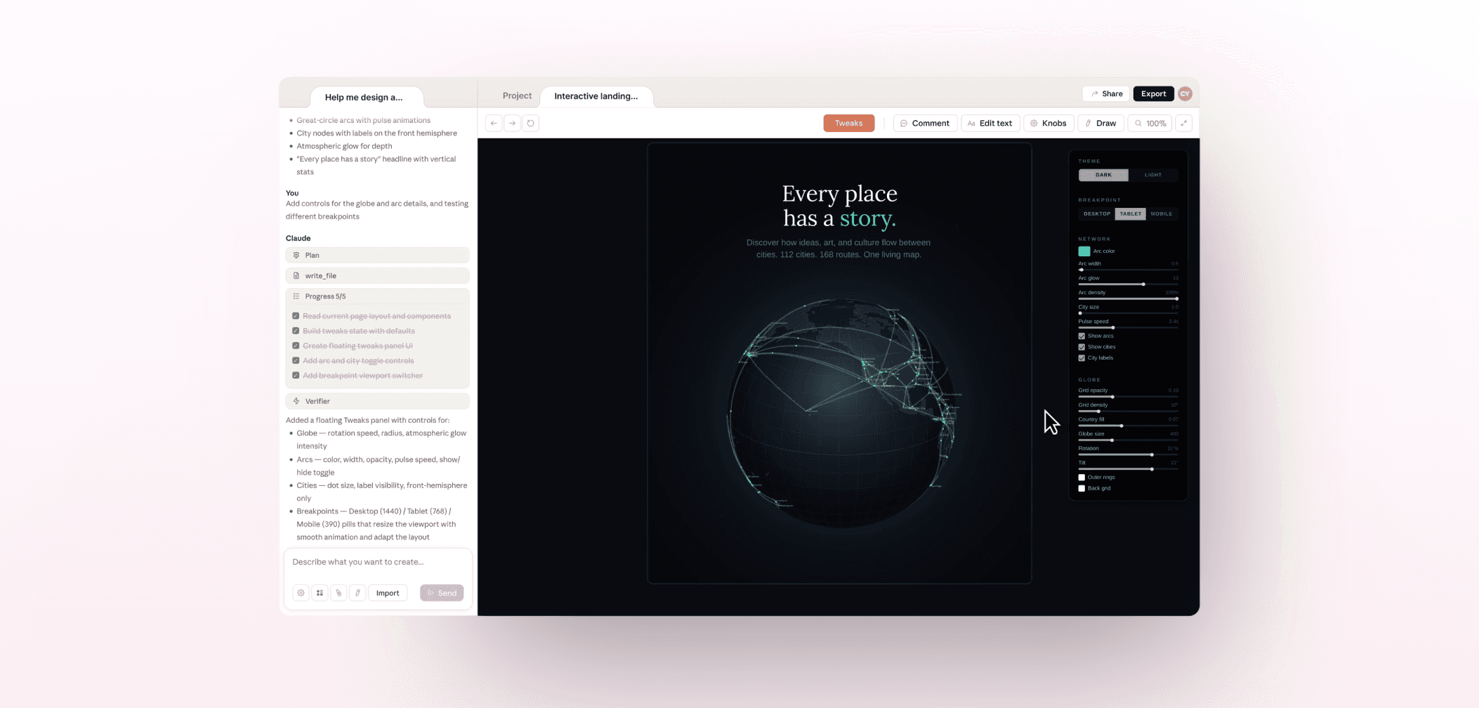 Example of an AI tool.