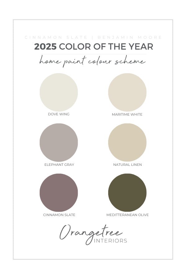 2025 Paint Color of the Year Home Paint Scheme
