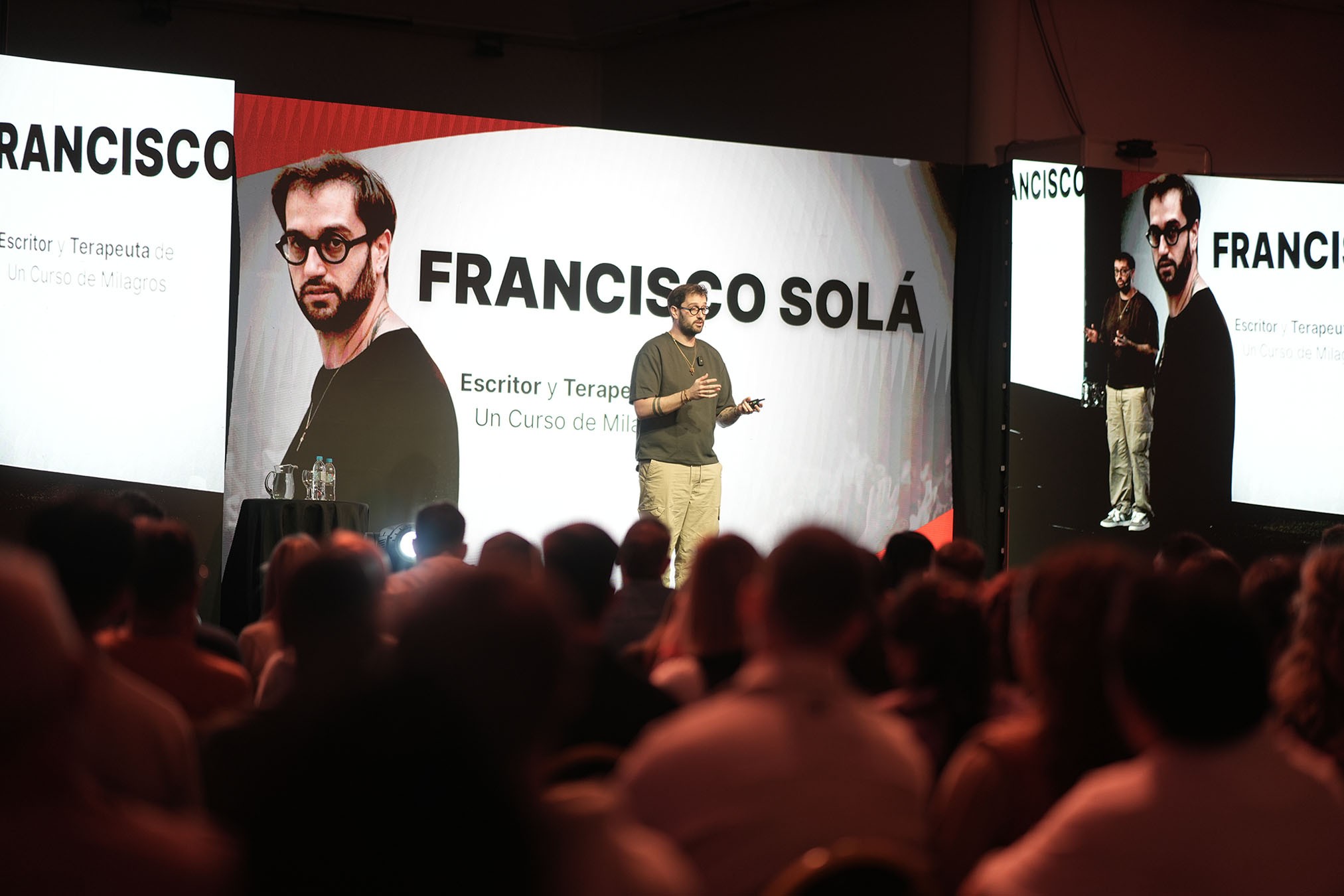 Athlete winning a race