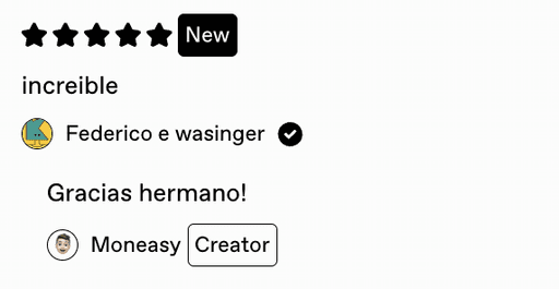 Testimonios Moneasy Gumroad