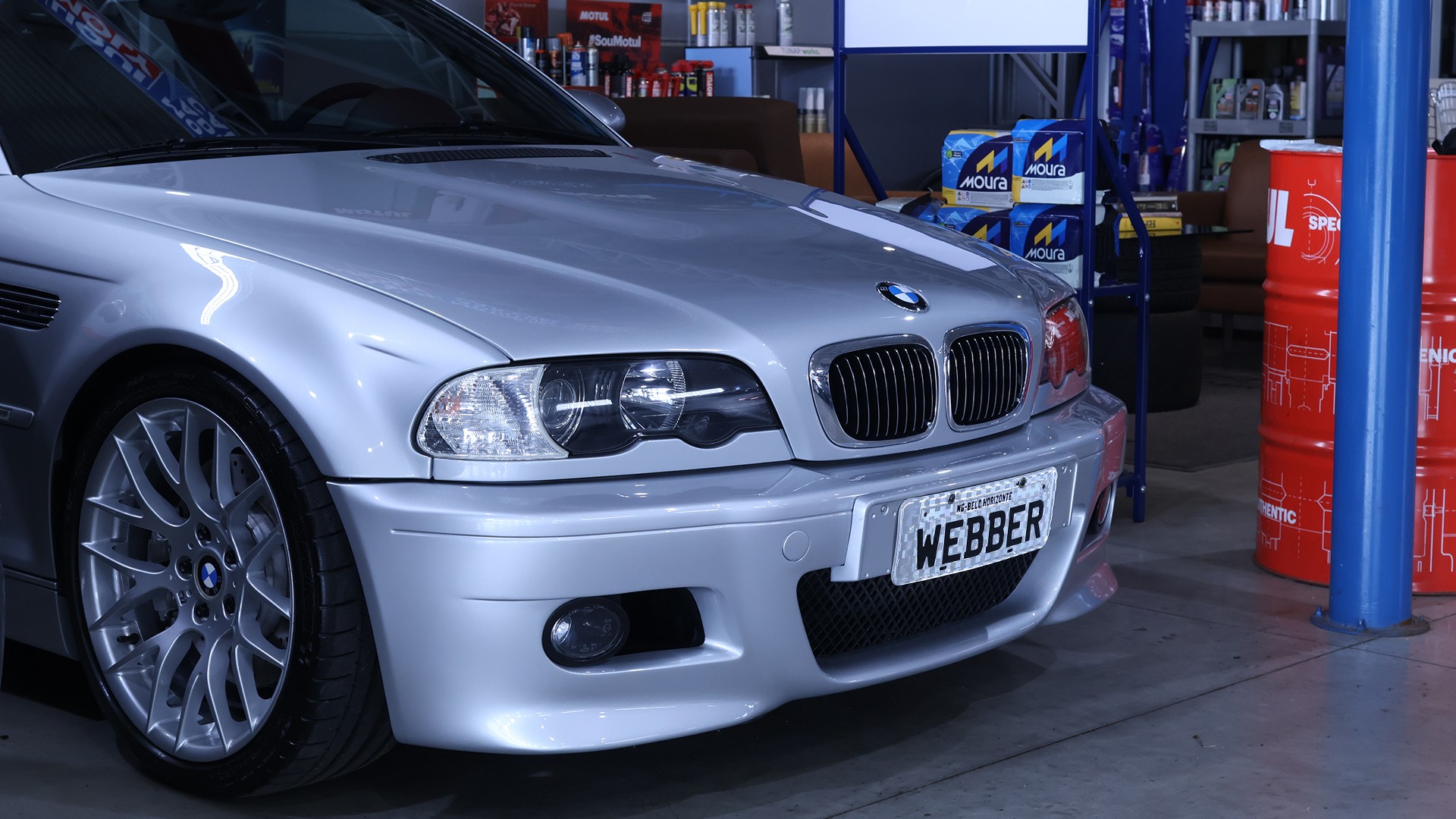 Rear view of a sleek sportscar, ideal for highlighting car rental style and design