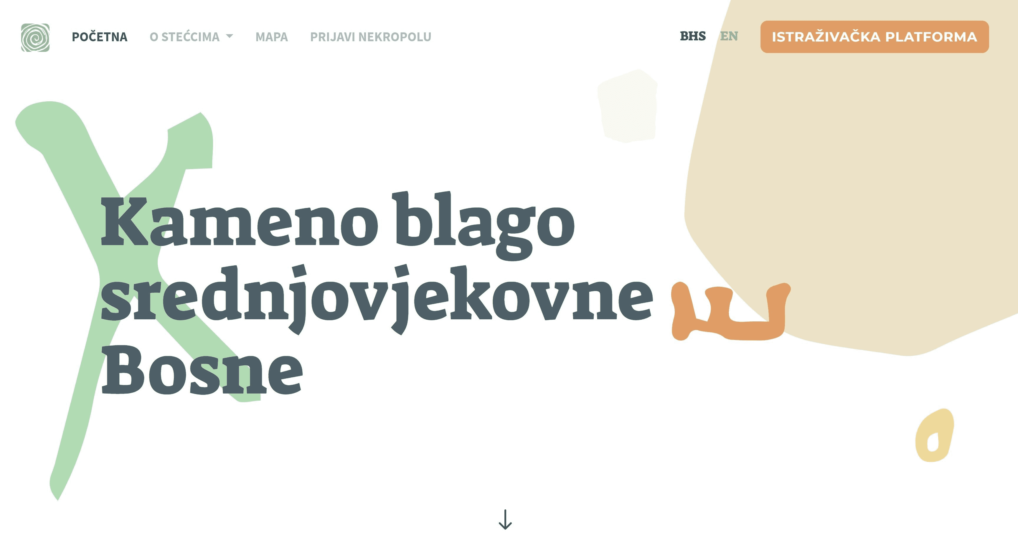 Nekropola.ba website