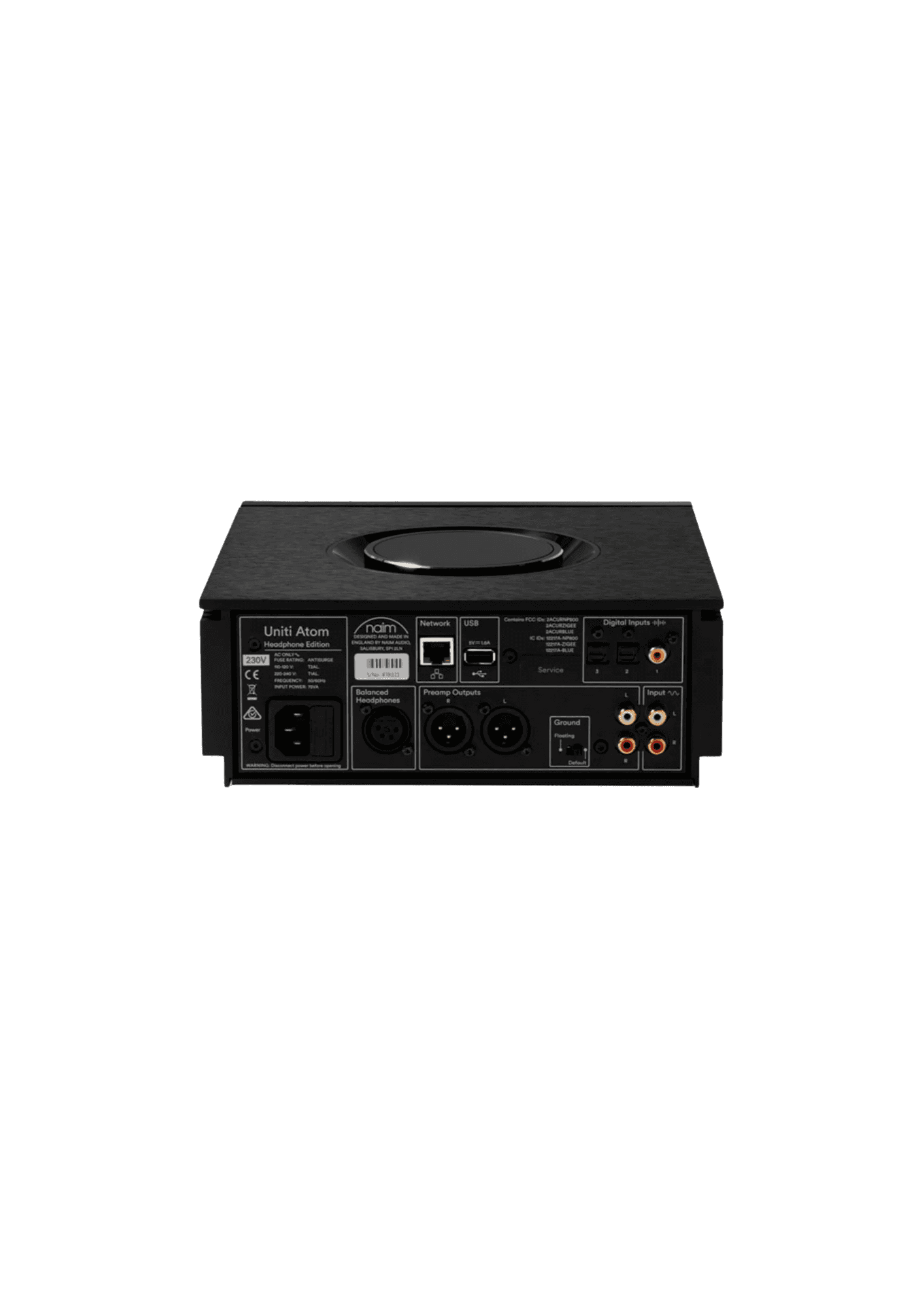 Naim Uniti Atom Headphone Back
