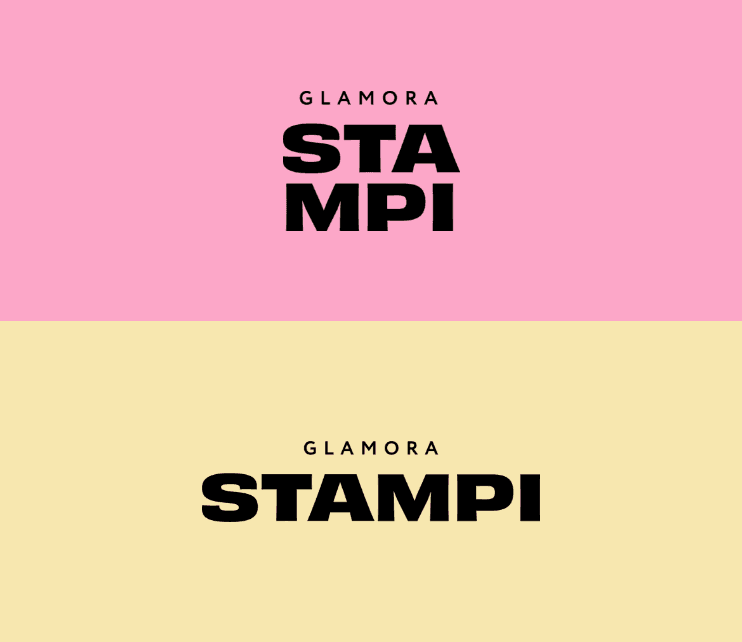 Glamora Stampi beauty sub-brand and nail-stamping packaging system
