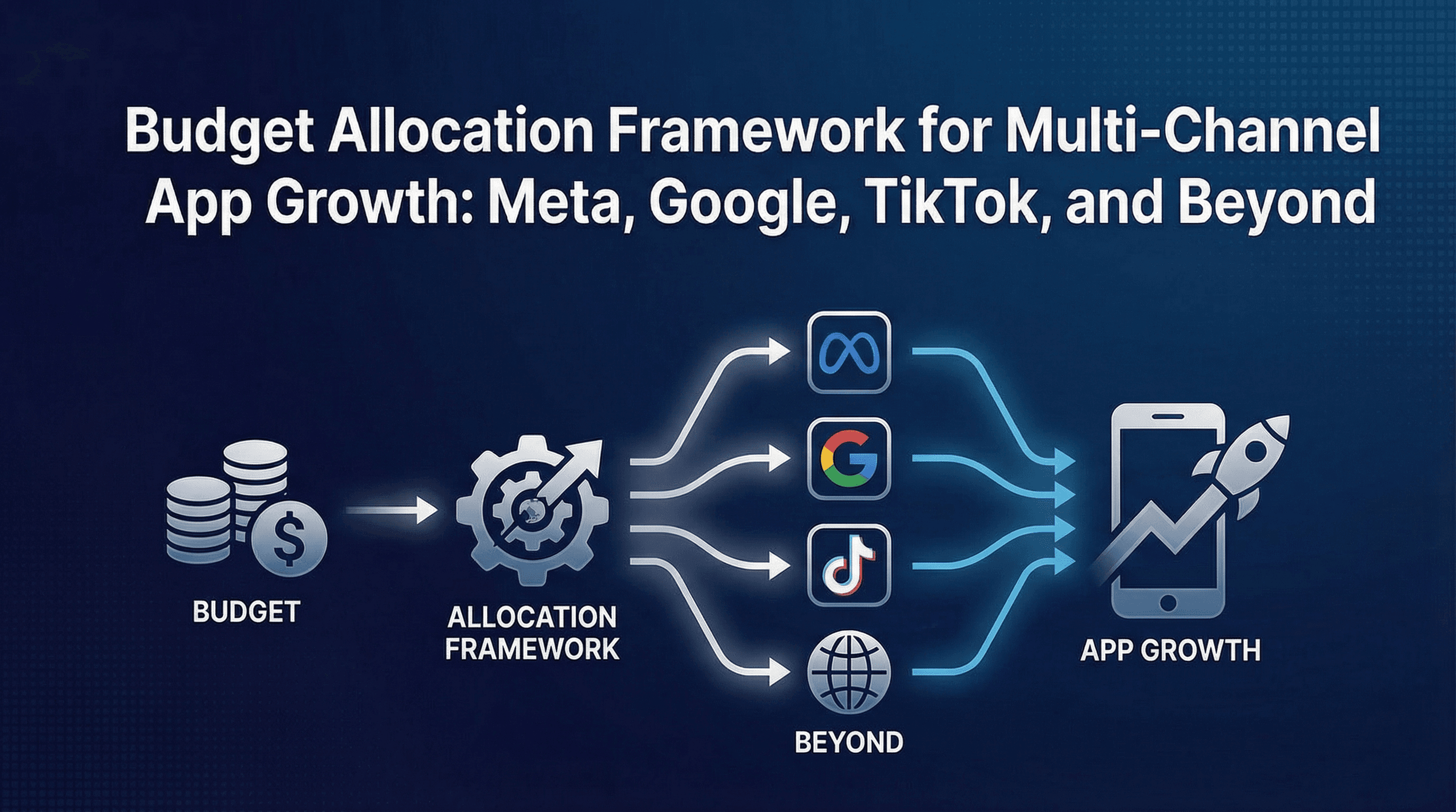 Budget Allocation Framework for Multi-Channel App Growth: Meta, Google, TikTok, and Beyond