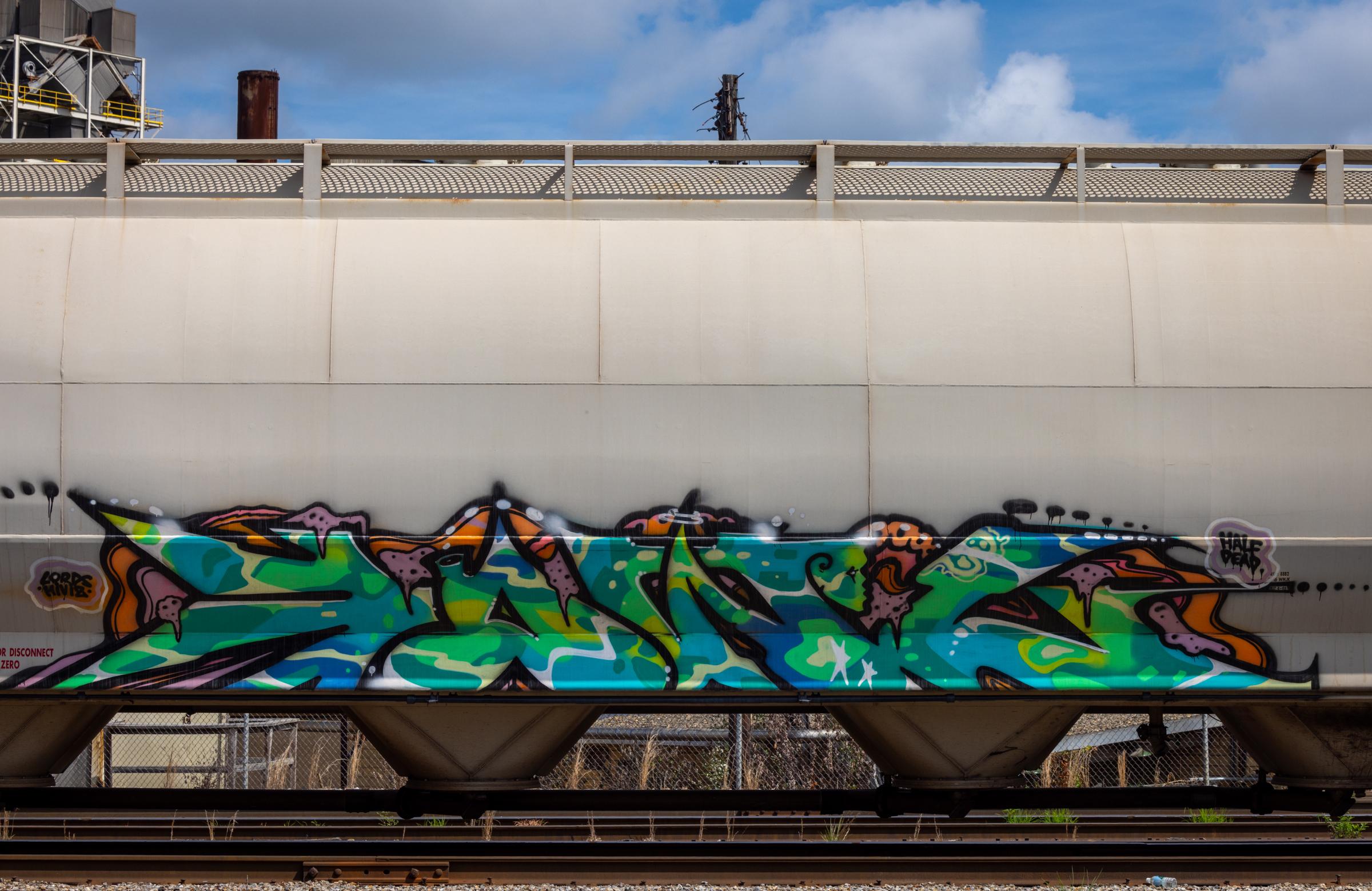 Canton Train Graffiti