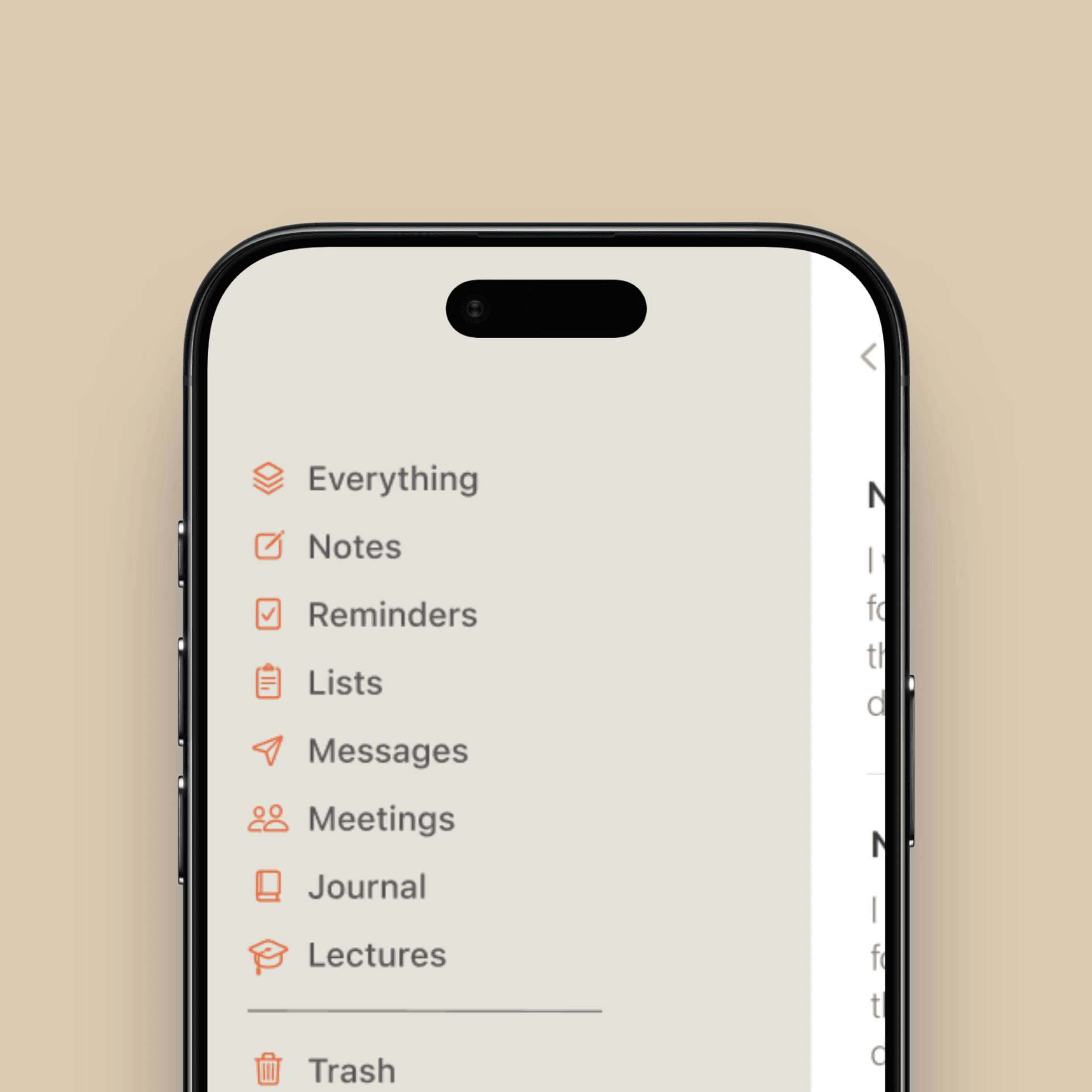 Person casually recording a voice note while relaxing