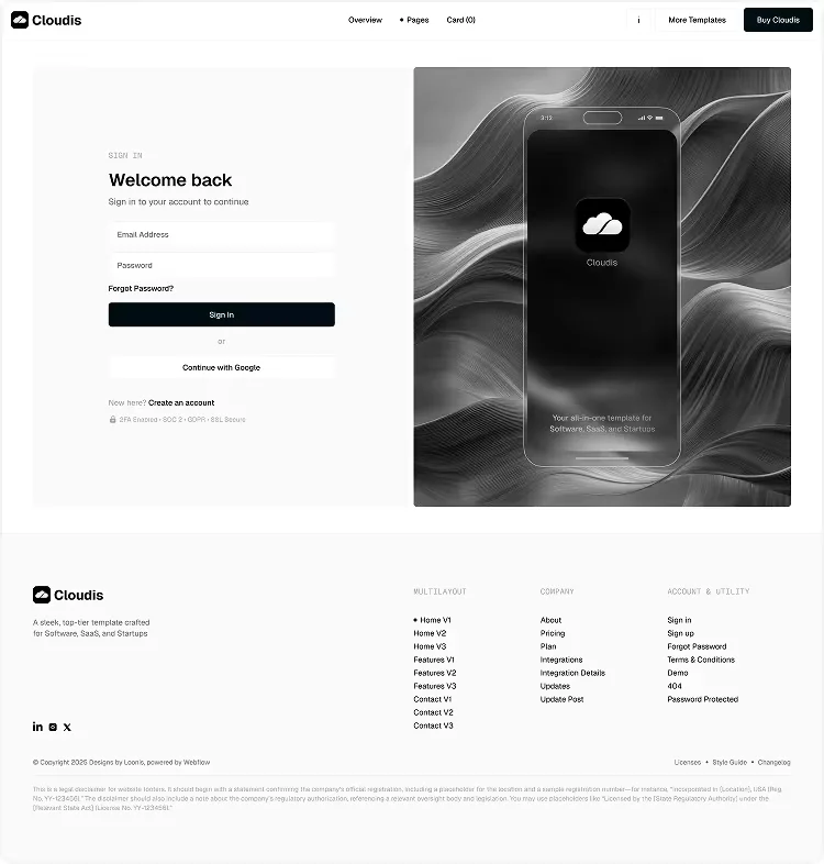 SaaS Framer Template