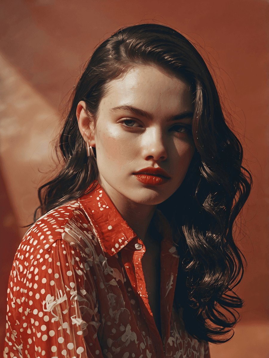 Profile of a young lady