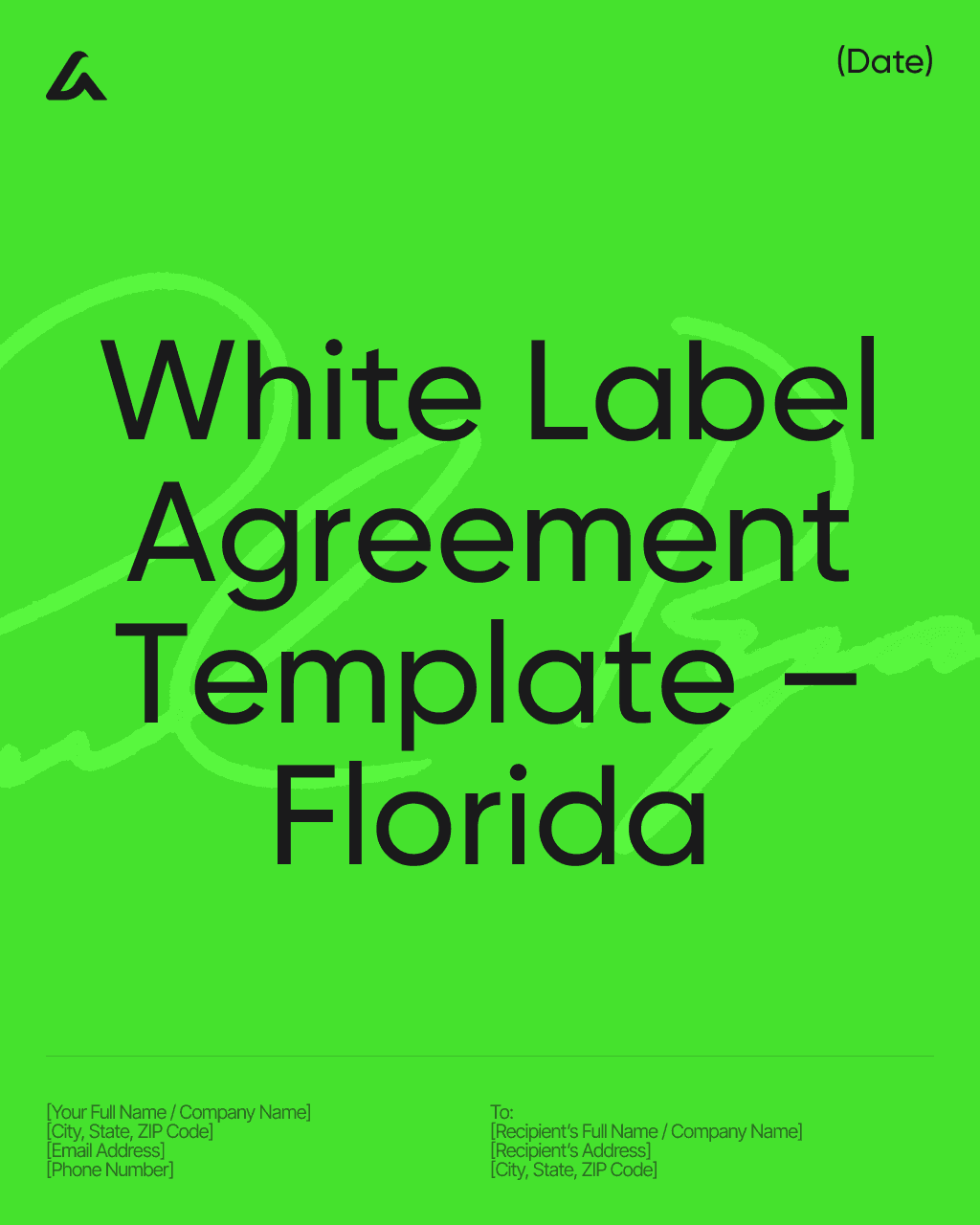 White Label Agreement Template – Florida