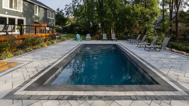 Backyard Lounge with Pergola