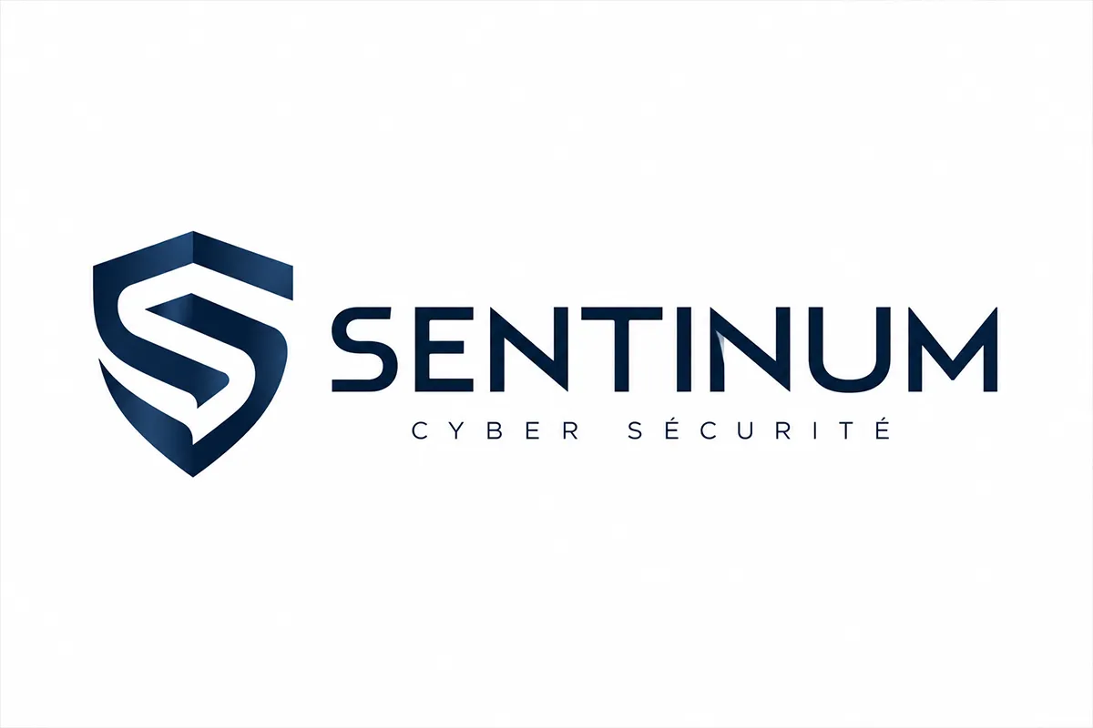 Logo de Sentinum, cyber sécurité, généré par IA