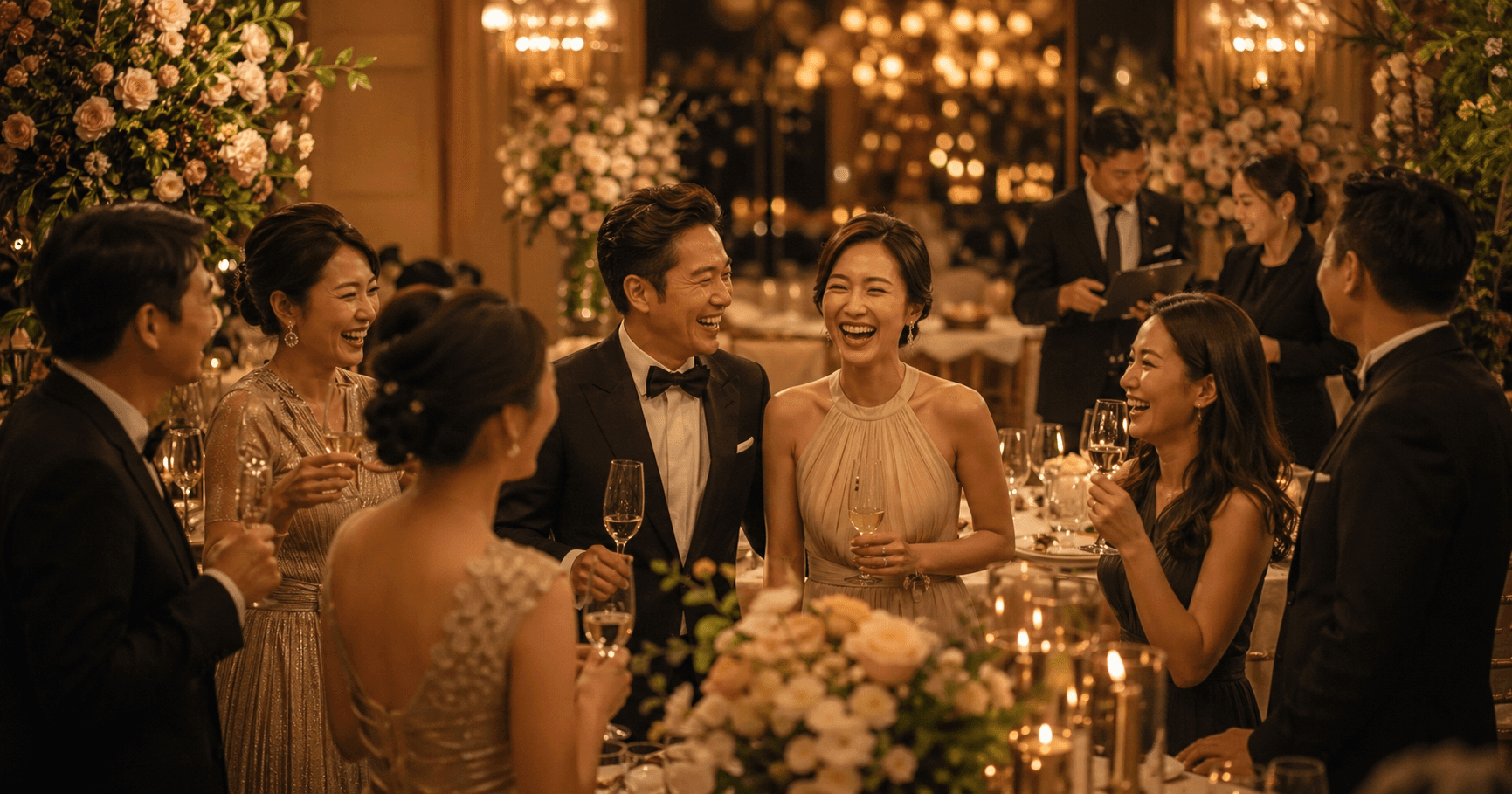 BW Event 360 策劃的精緻私人派對，賓客於優雅氛圍下舉杯享受生日或 VIP 聚會。