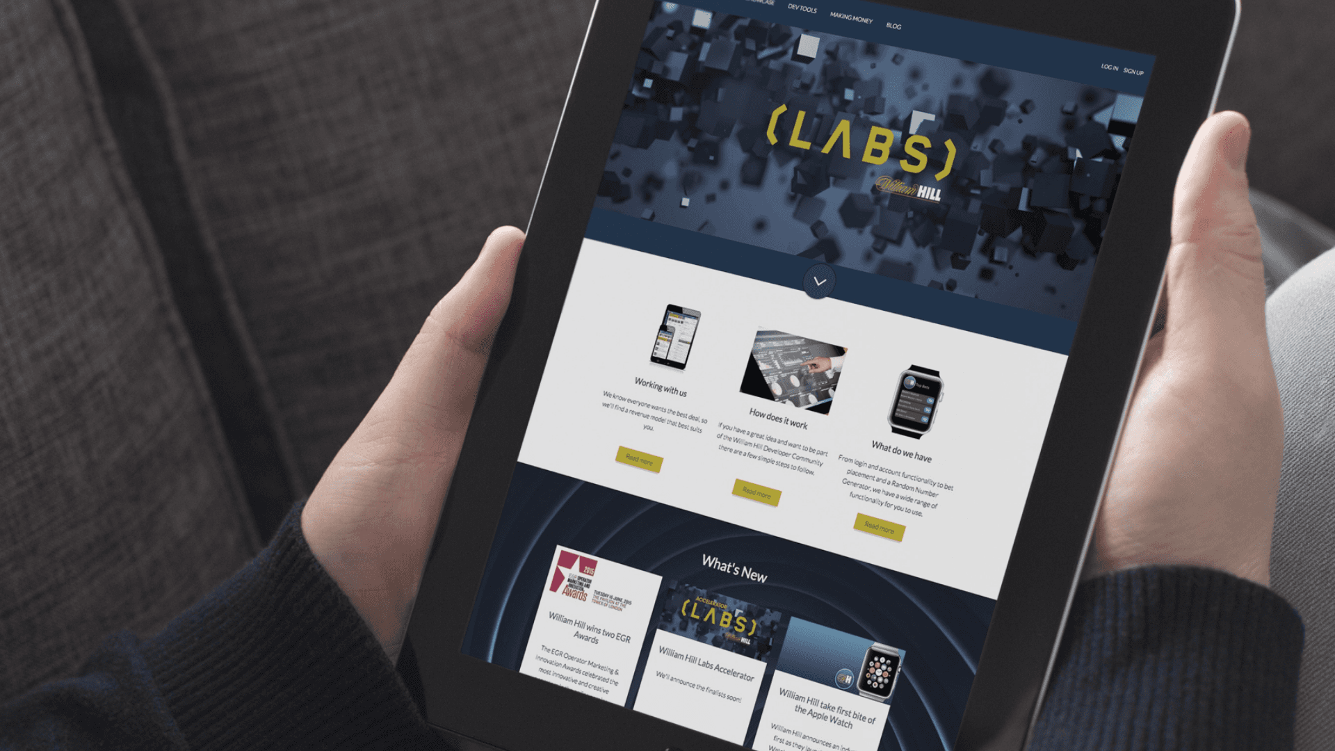 William Hill's website