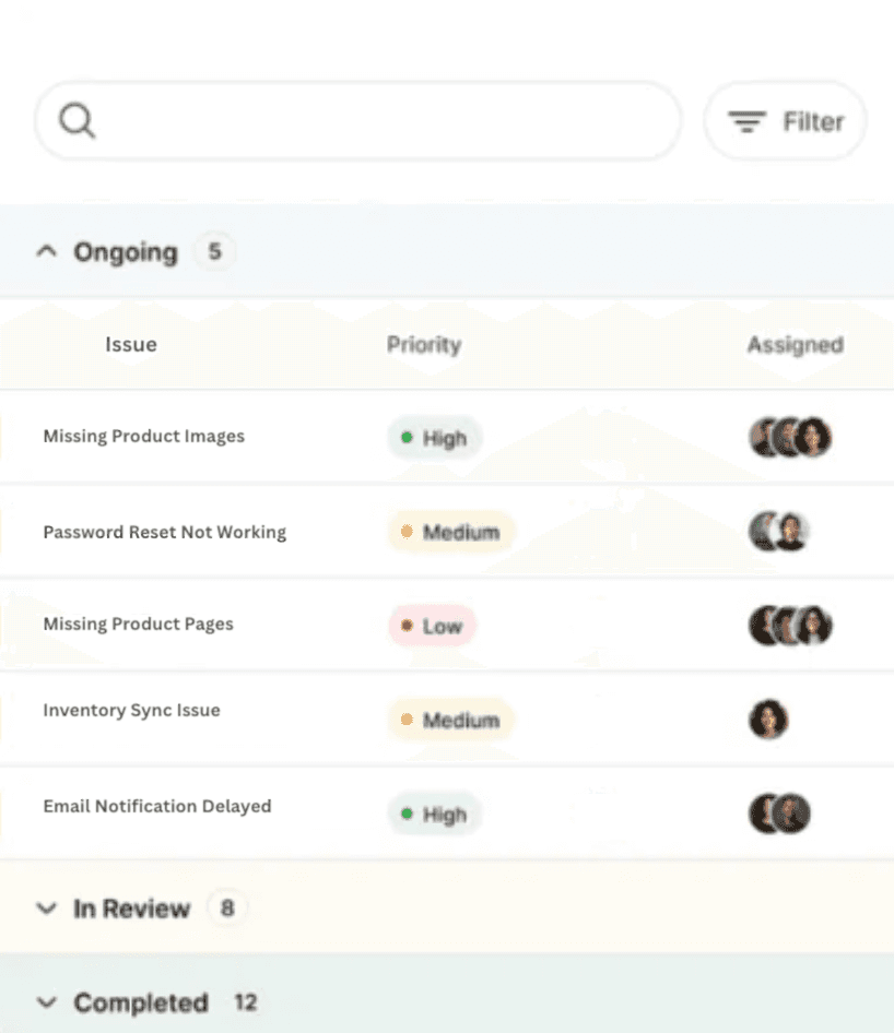An image of Freelio's project ui