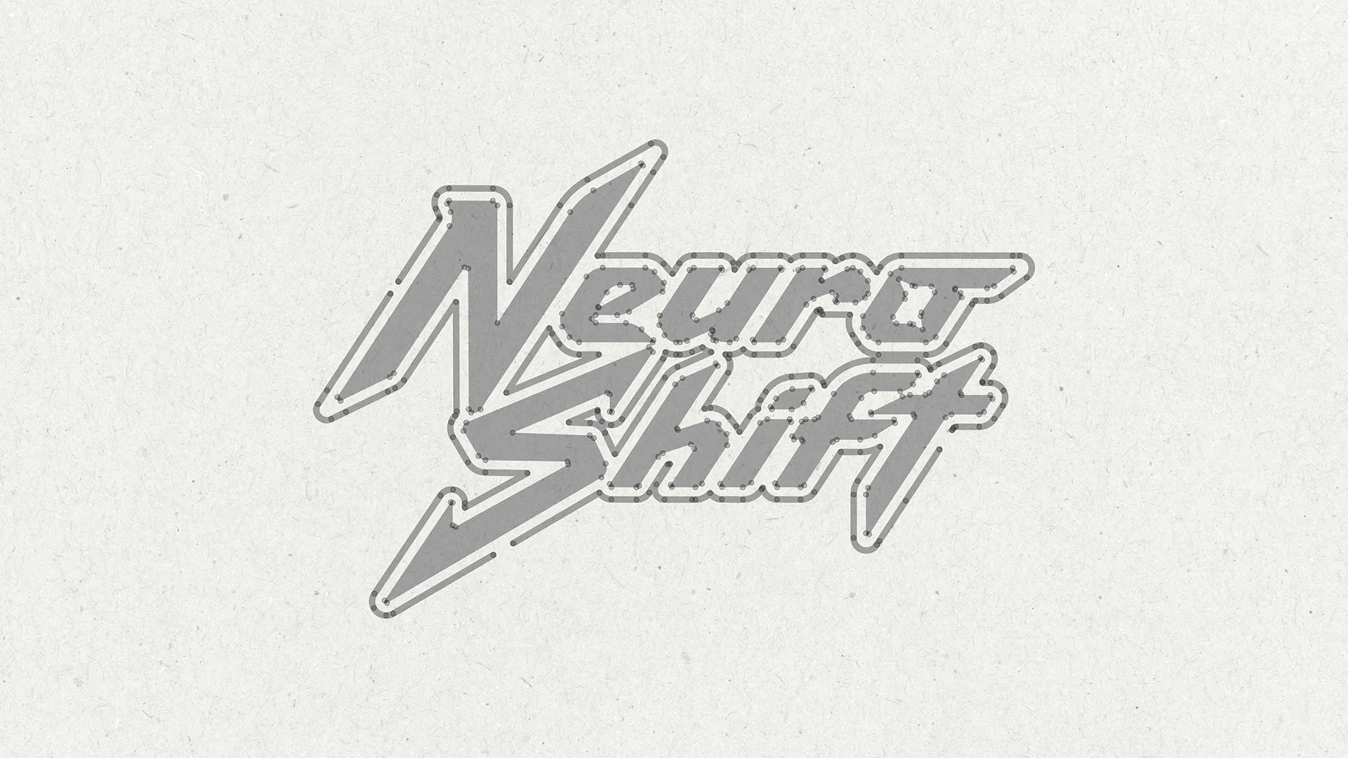 Neuroshift logo tracé et point d'ancrage