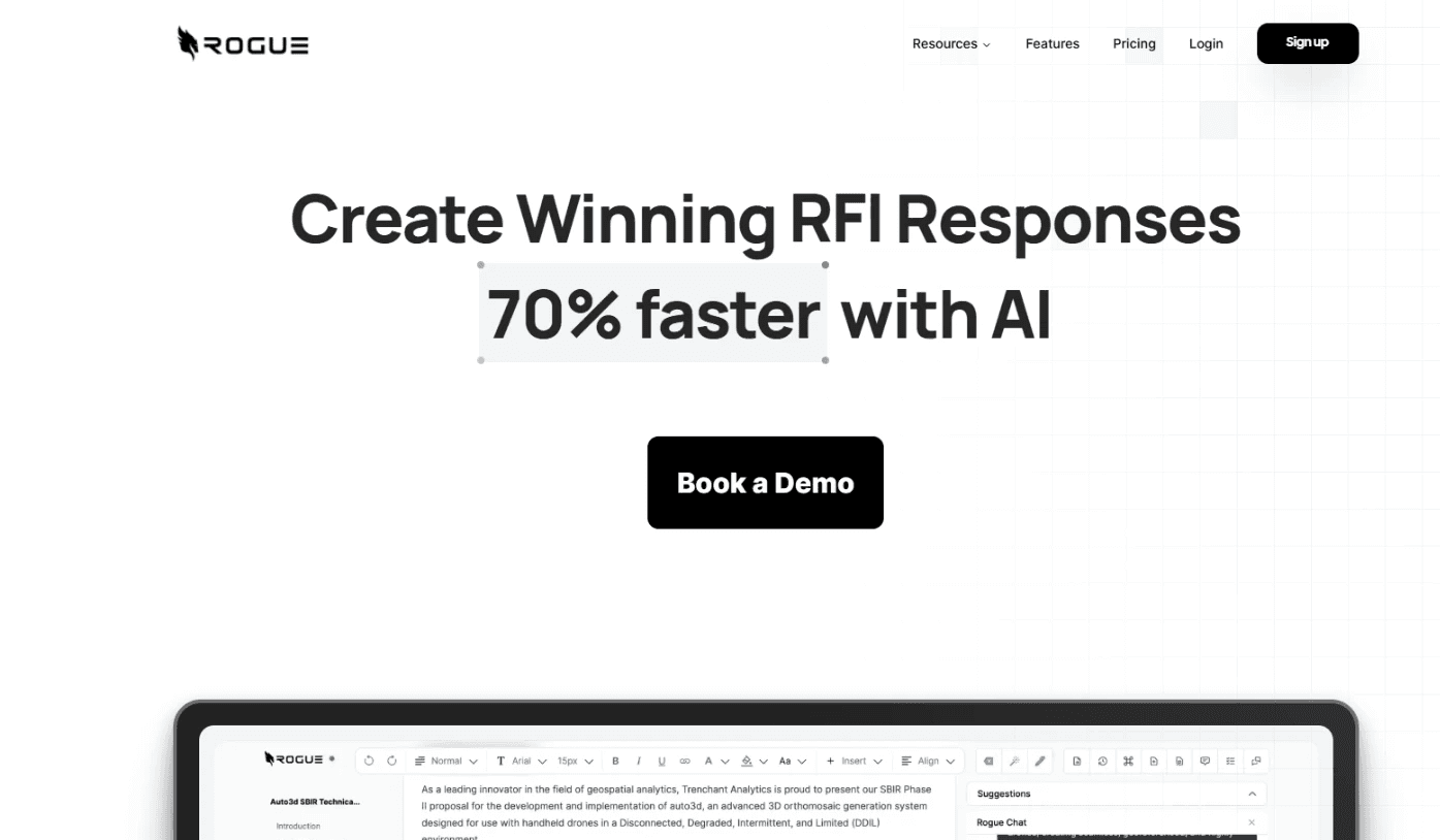 UseRogue: Best For US Federal Long-Form Proposals