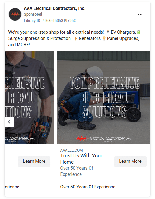 facebook carousel ads