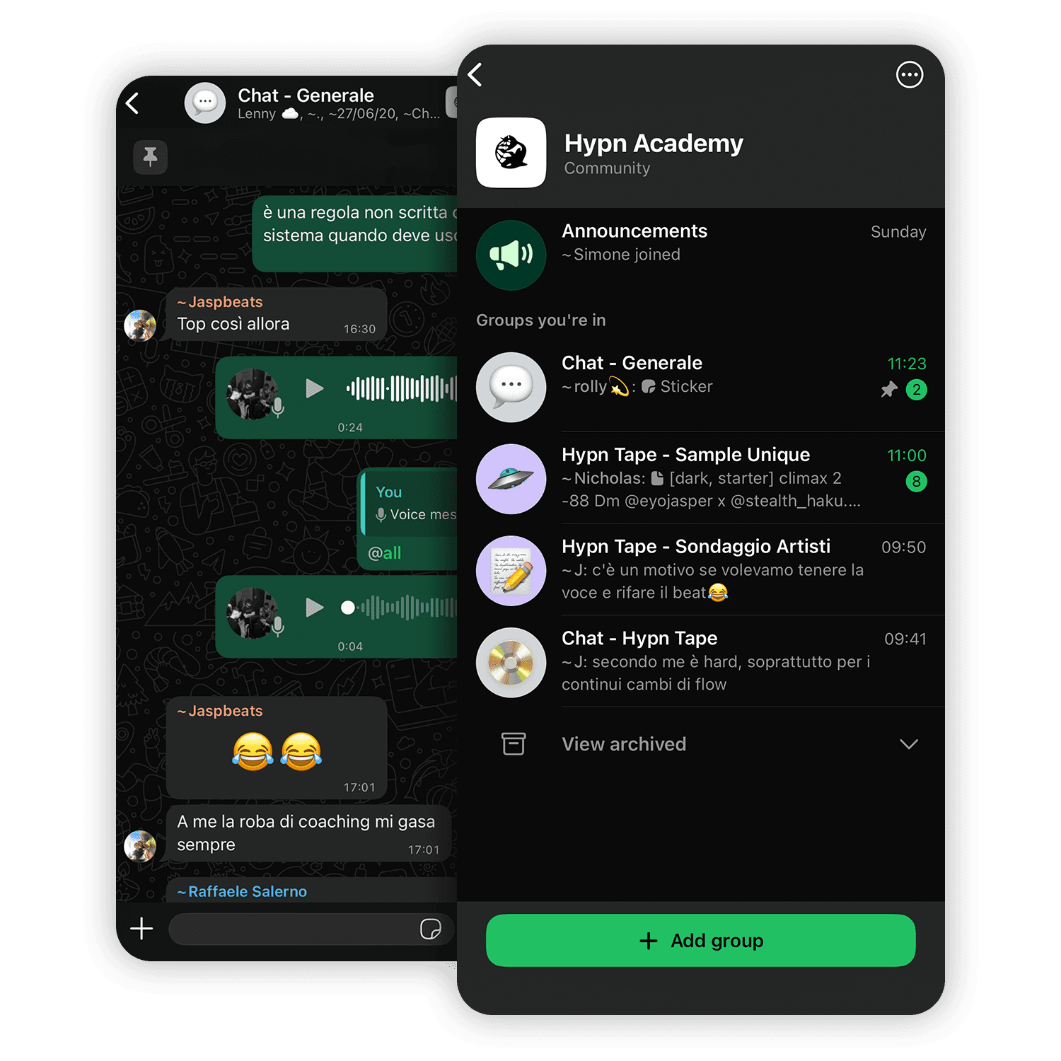 Hypn Academy - WhatsApp community