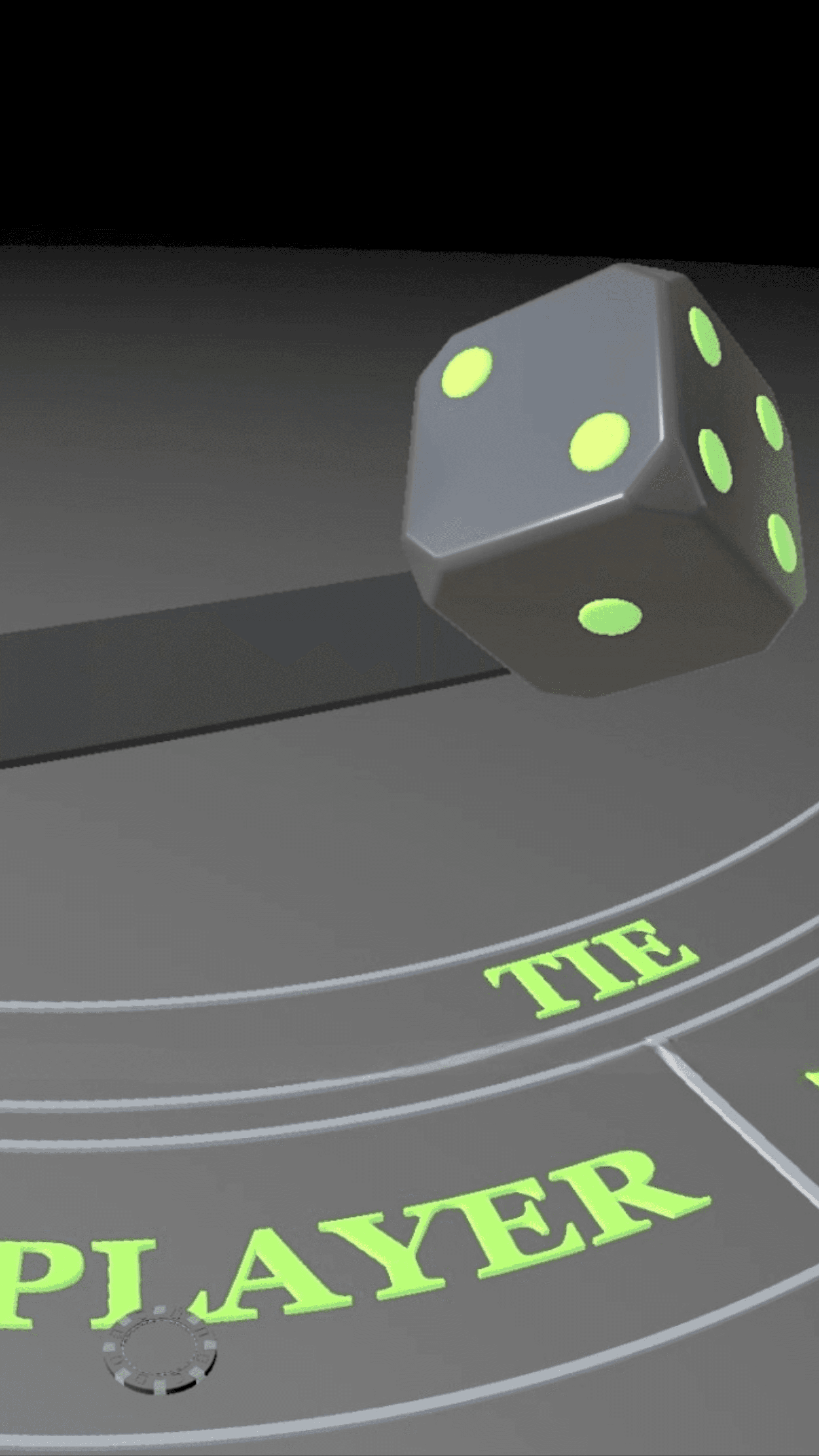 Three white 3D-rendered doll heads look down toward the center against a solid teal background